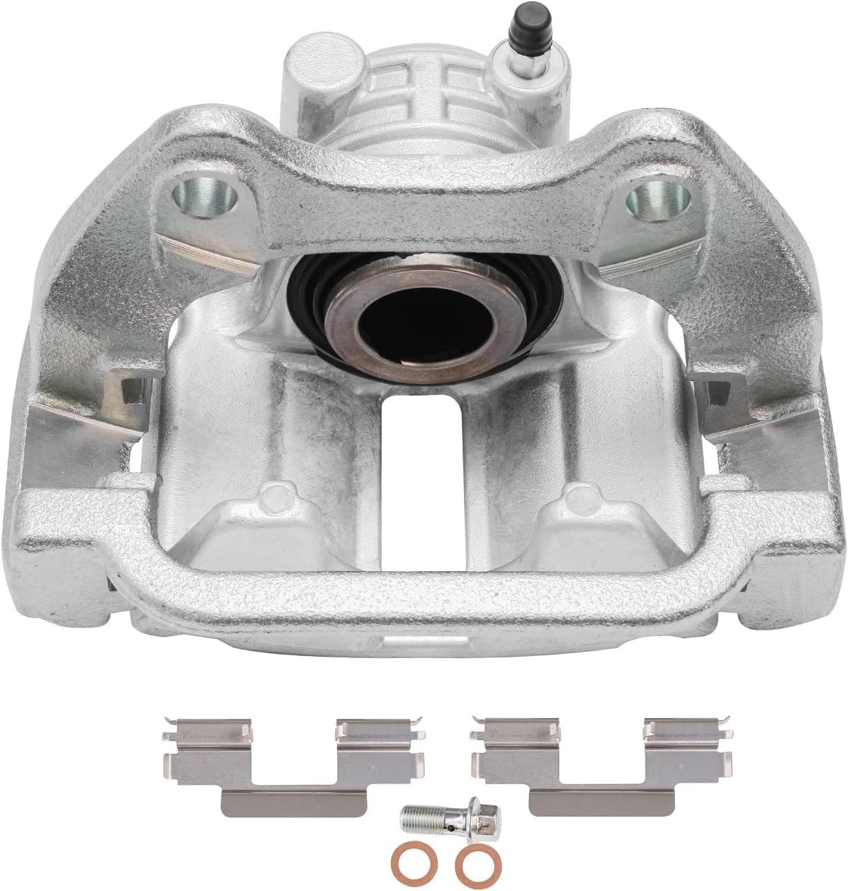 Detroit Axle - Rear 2pc Brake Calipers for 2003-2006 Chevy Silverado 1500 GMC Sierra 1500 Cadillac DeVille DTS, 2 Disc Brake Calipers with Bracket Replacement