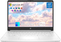 HP 14 Inch Laptop Student Business, Intel Dual-Core N4120, Intel UHD Graphics, 16 GB RAM, 64 GB eMMC, Ultra Light, Webcam, HDMI, WiFi, 1-Year Office 365 & Windows 11 Pro, w/Accessories