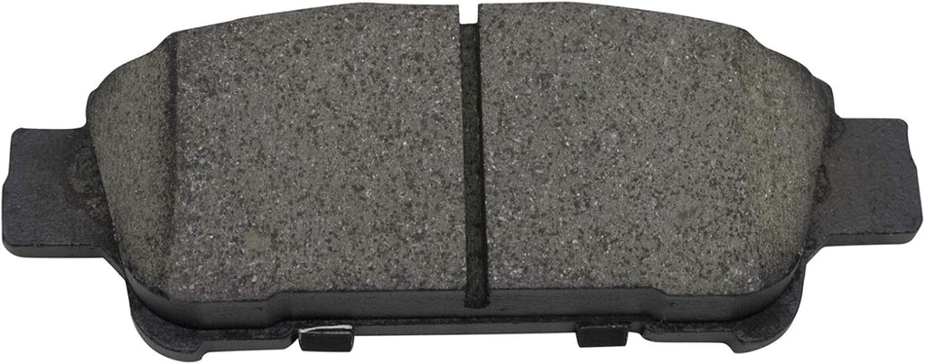 TRQ Rear Brake Pad and Rotor Set Ceramic Solid Rotors Calipers Compatible with 2004-2010 Toyota Sienna