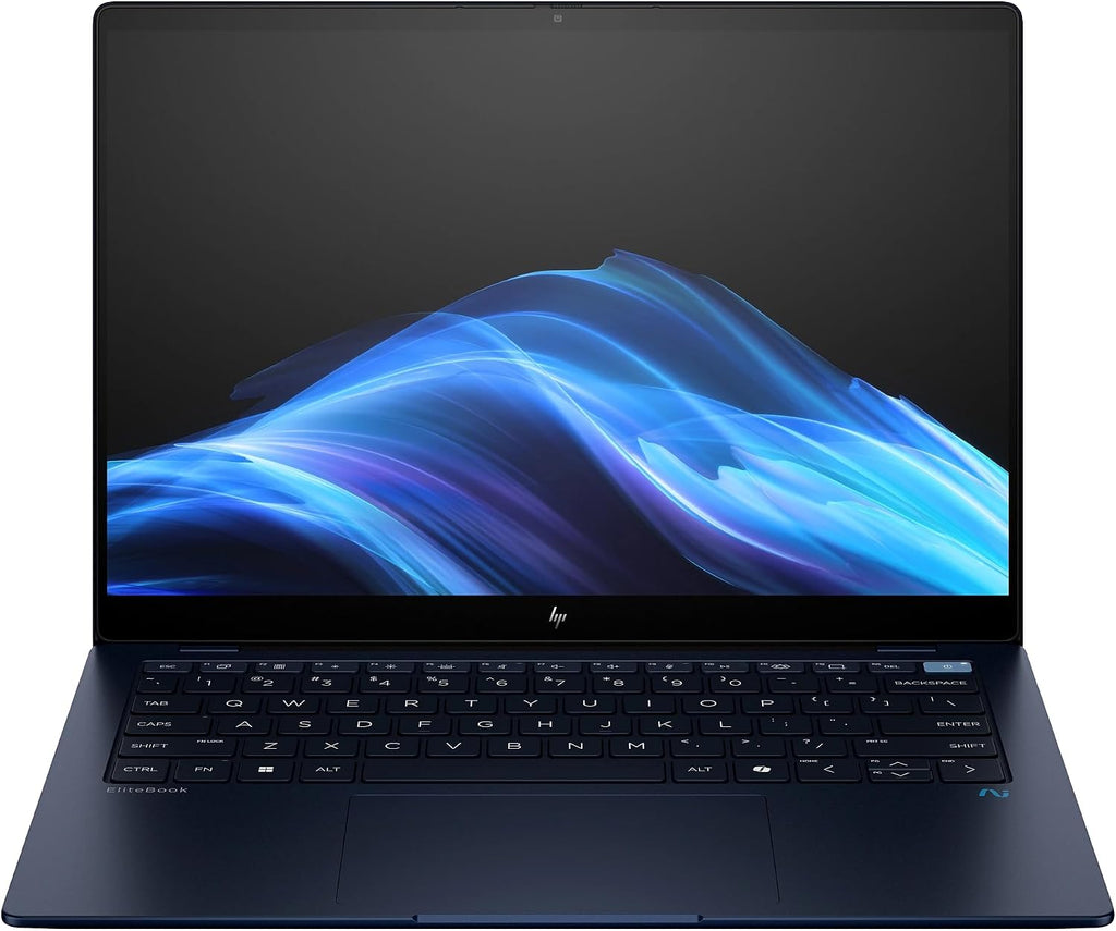 HP EliteBook Ultra G1q Notebook AI PC Qualcomm Snapdragon 16GB RAM 512GB SSD Qualcomm Adreno GPU Atmosphere Blue - Snapdragon X Elite X1E-78-100 (Up to 3.4 GHz, 12 cores) - 2.2K (2240 x 1400) - Integr