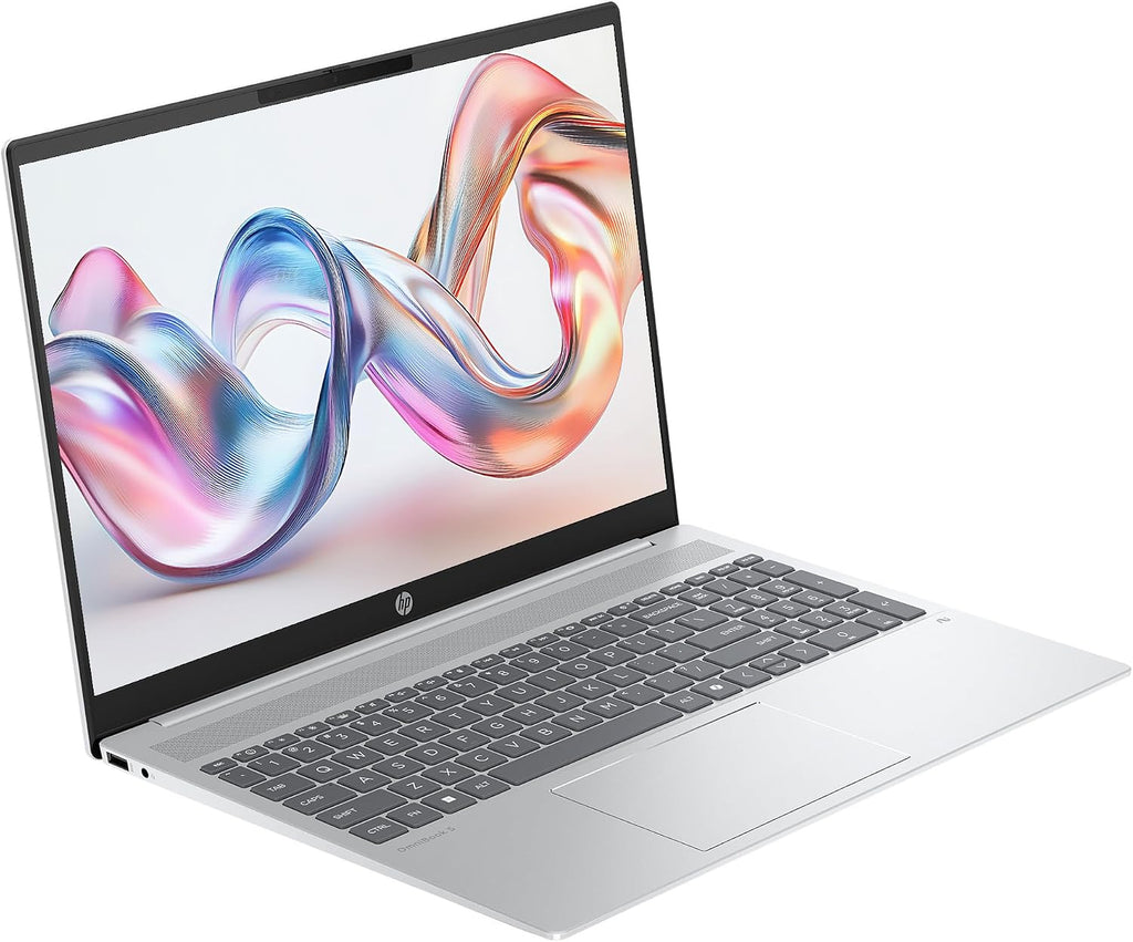 HP OmniBook 5 AI Copilot+ Laptop, AMD Ryzen AI 7 350, 32 GB LPDDR5x RAM, 1 TB PCIe SSD, 16' 2K (1920x1200) Touchscreen Display, AMD Radeon 860M, Backlit Numeric Keyboard, W11 Home, Silver
