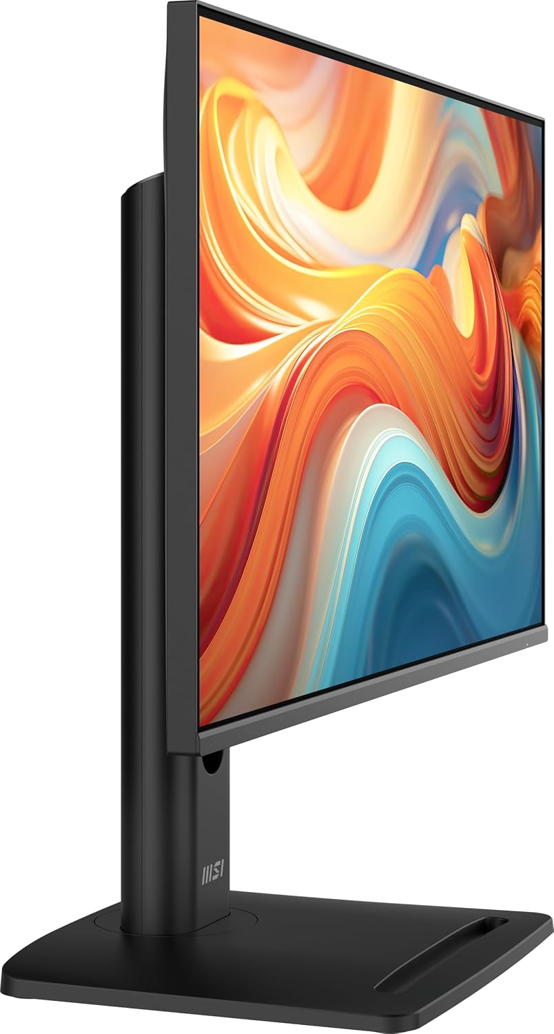msi PRO MP245PG E14 24-inch IPS 1920 x 1080 (FHD) Computer Monitor, 144Hz, Adaptive-Synch, HDMI, Display Port, VGA Port, VESA Mountable, Tilt, Height Adjustable,Speaker, 1ms, Black