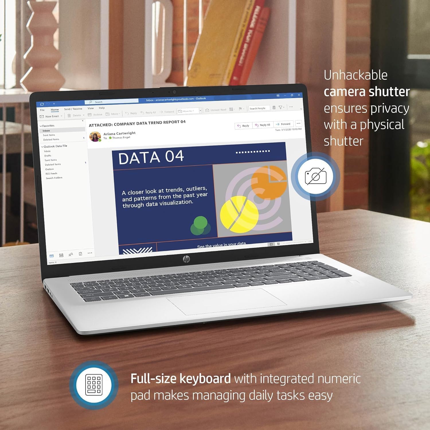 HP 17.3 Touchscreen Laptop for Business, Intel 10-Core i7-1355U(Up to 5.0 GHz), 32 GB RAM, 2 TB SSD, Intel Iris Xe GPU, Wi-Fi 6, Fingerprint Reader, Long Battery Life, Windows 11 Pro, W/Accessories