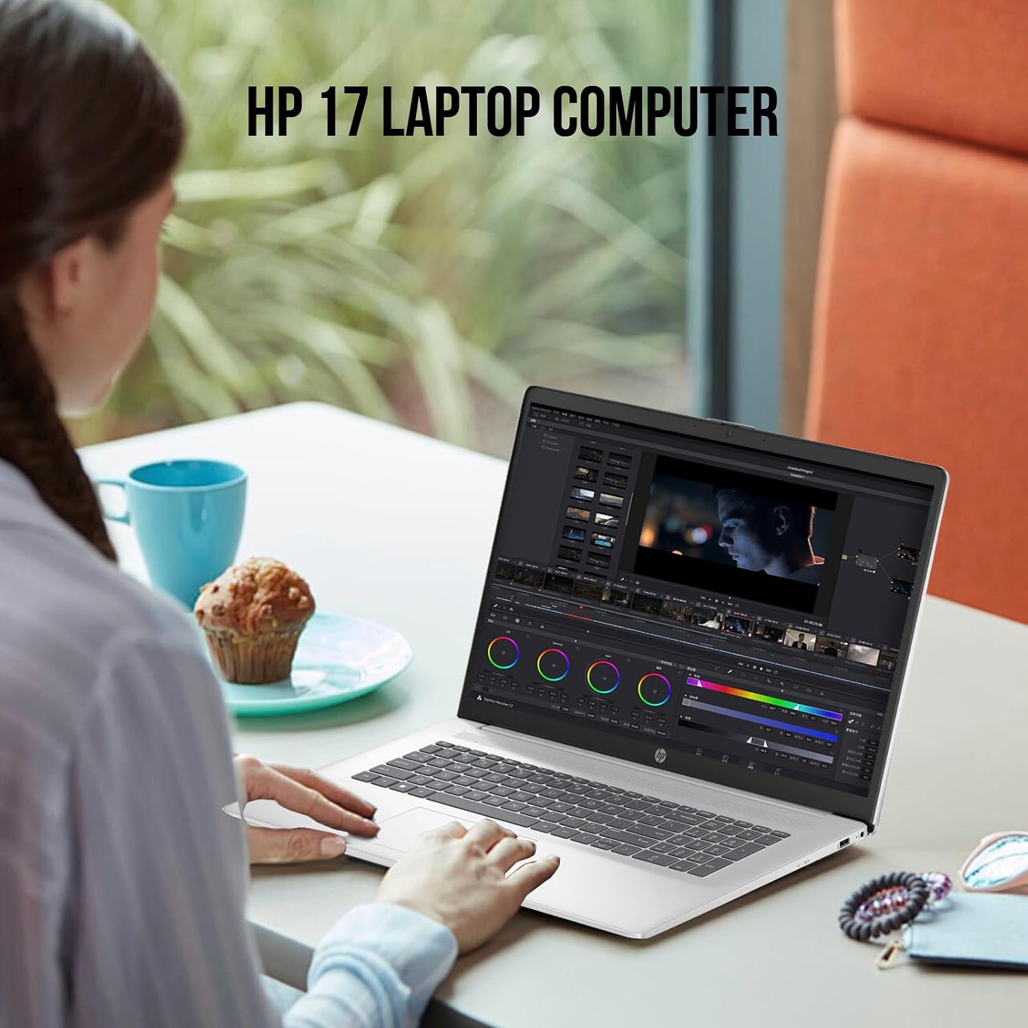 HP 17 Touchscreen Laptop Computer, 17.3' HD+ Touch Screen Business Laptop, Intel Core 7 (Faster Than i7-1355U), 40GB RAM 2TB SSD+512GB Docking Set, Windows 11 Pro, Backlit Keyboard, 10-Key Number Pad