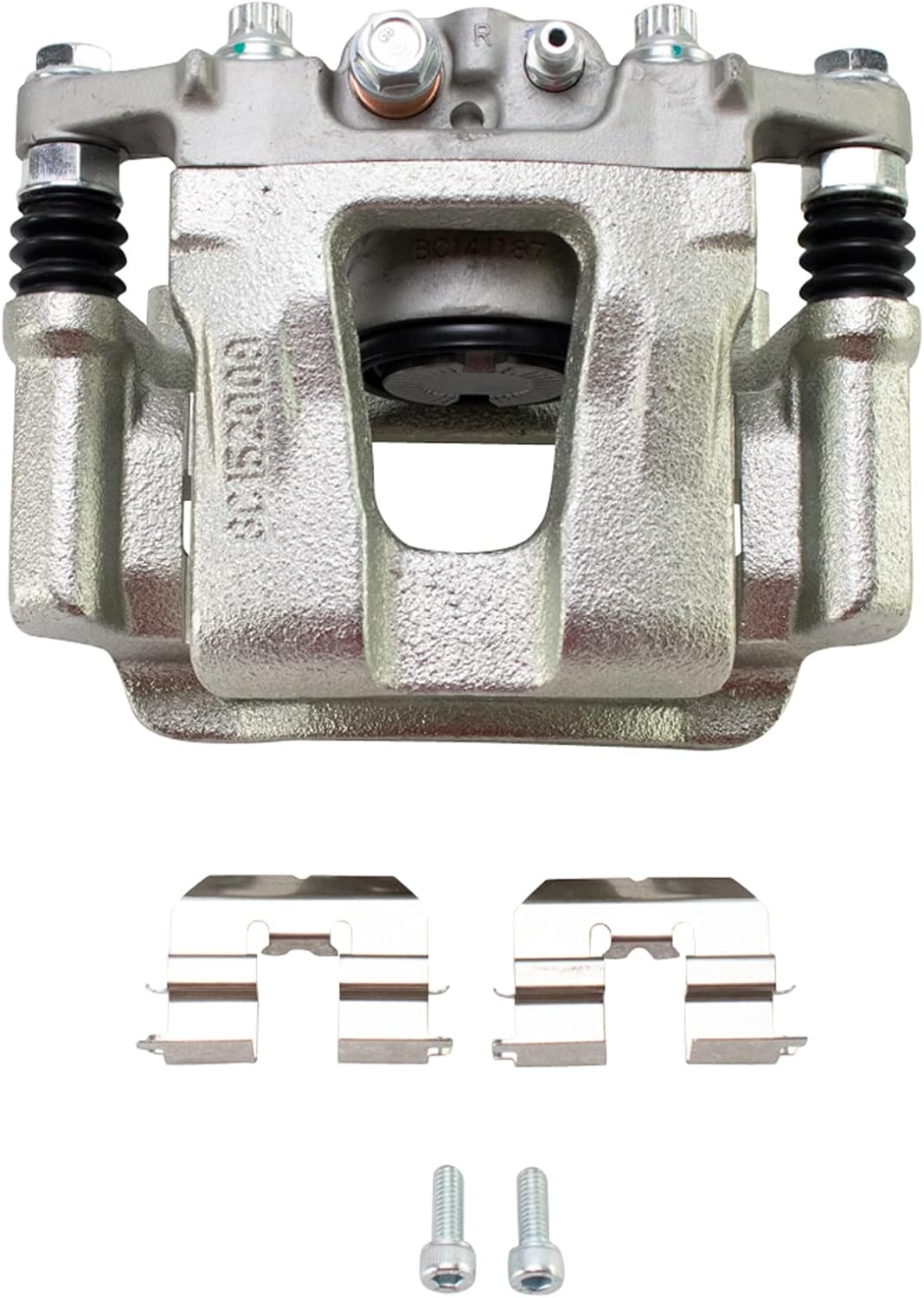 TRQ Rear Brake Pad and Rotor Set Ceramic Rotors Calipers Compatible with 2014-2016 Kia Optima