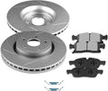 SCITOO Front 13.78' Brake Pads and Rotors Kits Fit For Dodge For Durango 2011-2017,For Jeep Grand Cherokee 2011-2017