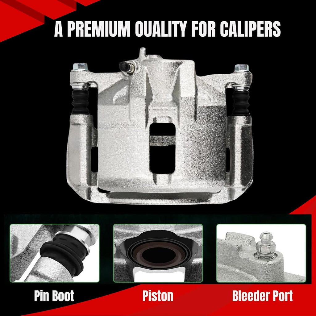 1X Brake Caliper Assembly Front Left Automotive Replacement Brake Kit for Mercedes-Benz S320 3.2L 1994 1995 1996 1997 1998 1999, for Mercedes-Benz S420 4.2L 1994 1995 1996 1997 1998 1999