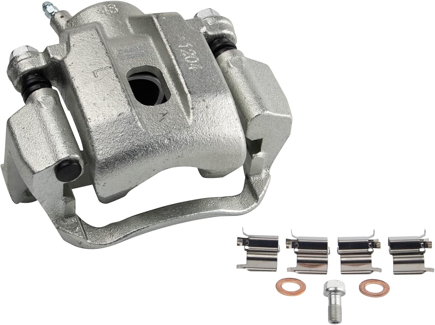 TRQ Rear Brake Pad and Rotor Set Ceramic Rotors Calipers Compatible with 2008-2015 Toyota Sequoia 2007-2015 Tundra