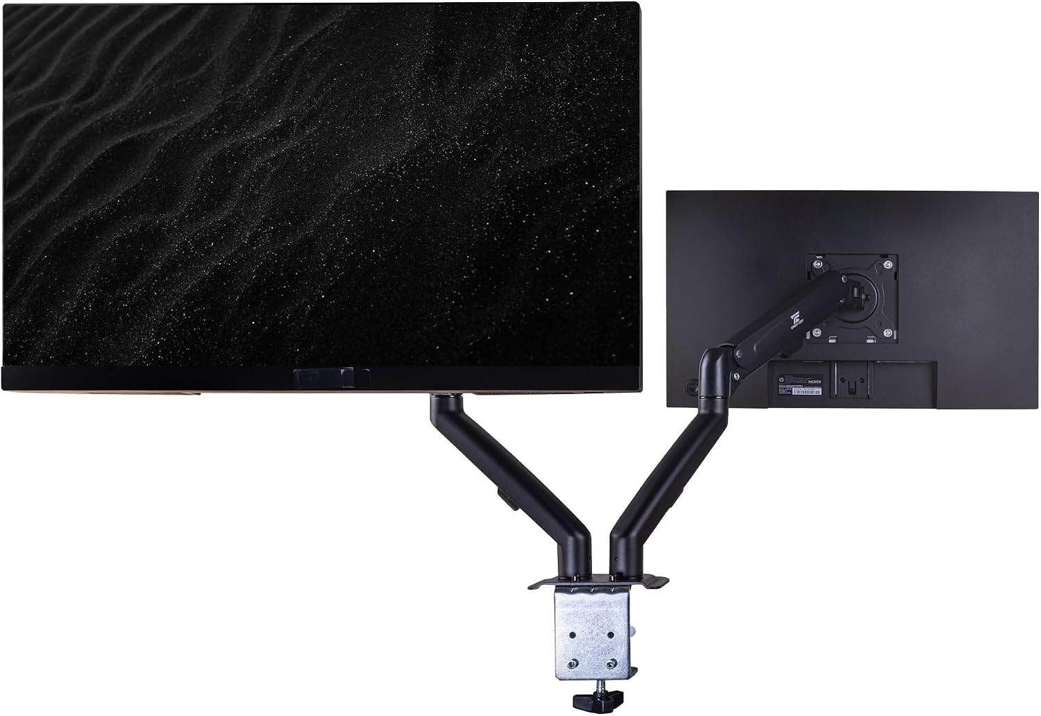 ASUS TUF Gaming 27' FHD IPS Monitor with 1ms Response Time, 180Hz Refresh Rate, Anti Glare, Flicker Free, VESA Mount (100mm), Displayport, HDMI, Black Color 2Pack w/DKZ Hub & ErgoFlexy Dual Mount Arm
