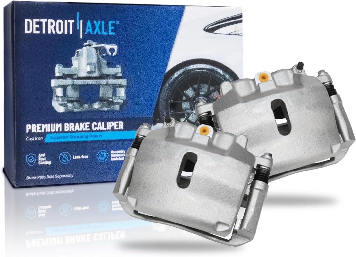 Detroit Axle - Front Brake Calipers for 2004-2005 Ford F-150 Disc Brake Calipers w/Bracket Replacement [Models Built Before 11/29/2004]
