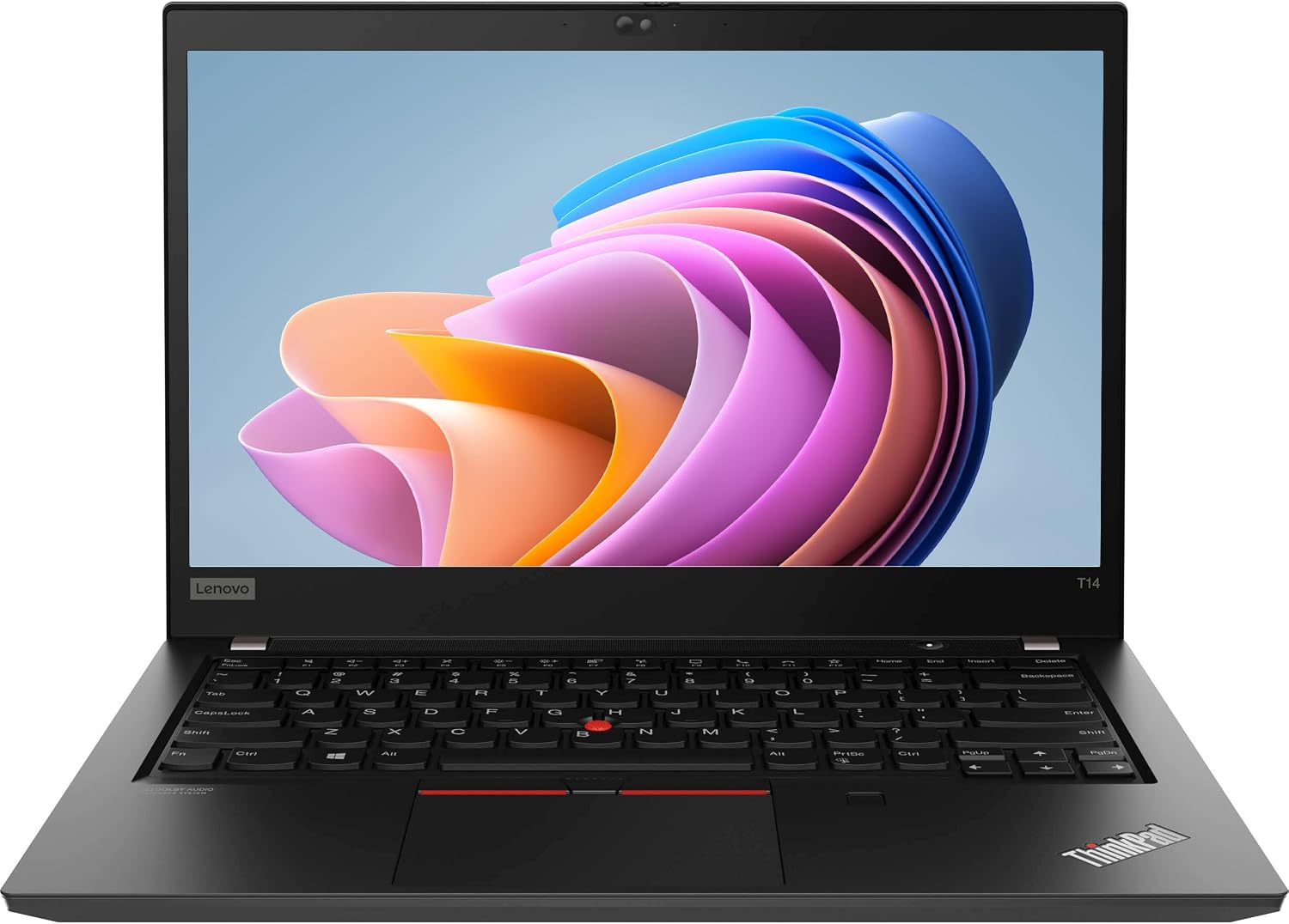 Lenovo Thinkpad T14 (Gen 1) 14' Laptop, i5 10310U 1.7Ghz, 8GB DDR4, 256GB NVMe SSD, 1080p Full HD, Thunderbolt 3, HDMI, Webcam, Windows 11 Pro (Renewed)