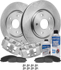Detroit Axle - Front Brake Kit for Chrysler Town & Country Pacifica Voyager Dodge Grand Caravan Ram C/V Disc Brake Rotors Ceramic Brakes Pads Replacement Brake Calipers: 12.99' inch Rotor