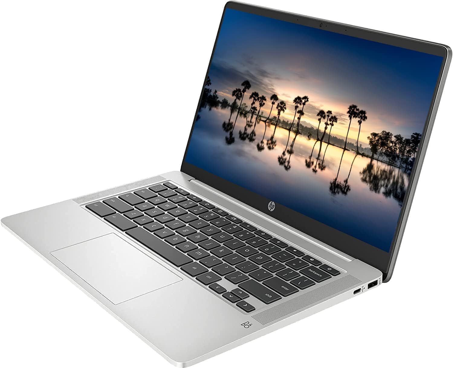 HP 2023 14' HD IPS Chromebook, Intel Processor Up to 3.10GHz, 8GB Ram, 128GB SSD, Intel 4K Graphics, Super-Fast 6th Gen WiFi, Chrome OS (Renewed)