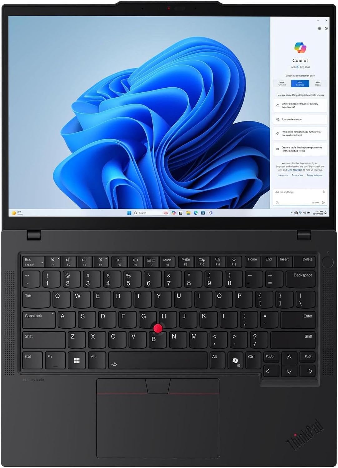 Lenovo ThinkPad T14 Gen 5 21ML006LUS 14' Notebook - WUXGA - Intel Core Ultra 7 155U - 16 GB - 512 GB SSD - English Keyboard - Gray