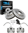 TRQ Front Brake Pad & Rotor Kit Compatible with 1997-2005 Buick Chevrolet Oldsmobile Pontiac