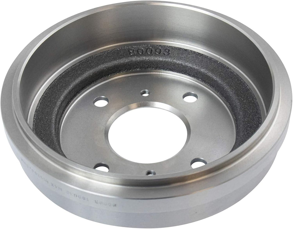 TRQ Brake Performance Rotor Pad Drums Shoes Kit Front & Rear Compatible with Nissan Sentra