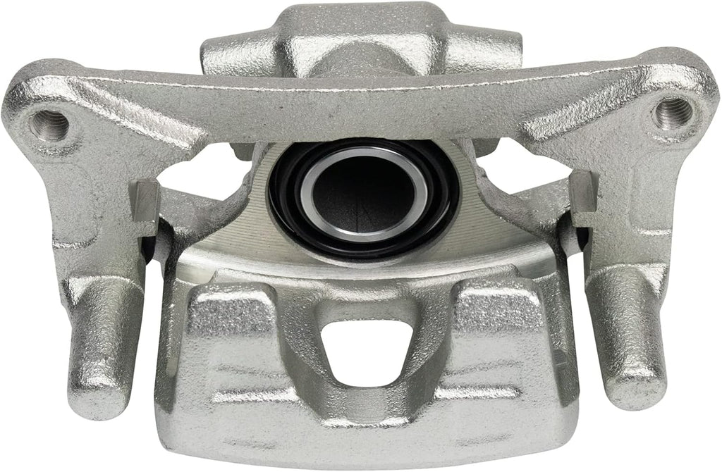 TRQ Rear Brake Pad and Rotor Set Ceramic Rotors Calipers 262mm Diameter Compatible with 2009-2011 Mitsubishi Lancer