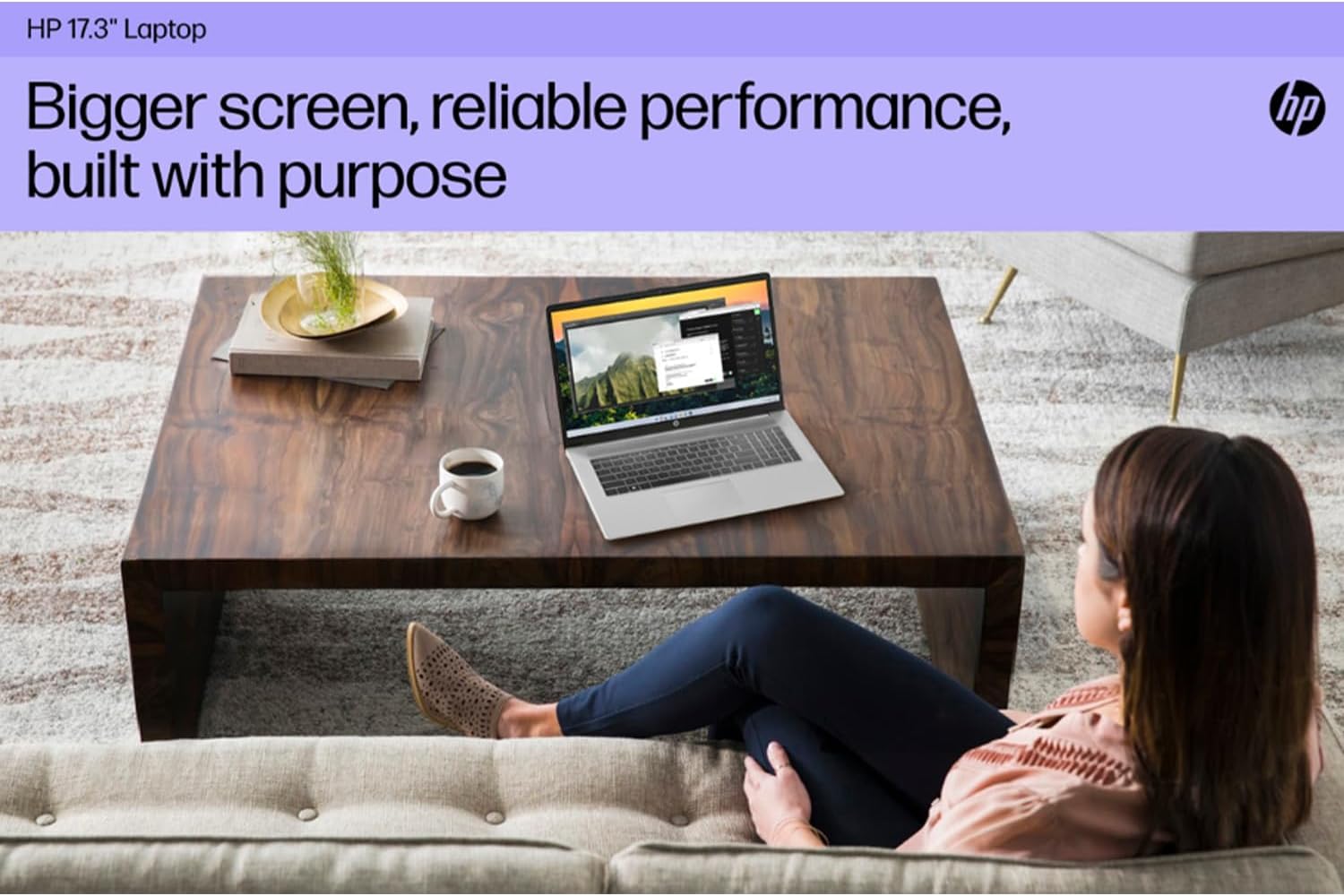 HP 17.3' Touchscreen Laptop Featuring Backlit Keyboard | Intel 7-150U 10 Core Processor (Beats I7-1335U) | 32GB RAM | 1TB PCIe SSD | Wi-Fi 6 | Bluetooth 5.3 | Windows 11 | w/WOWPC Recovery USB