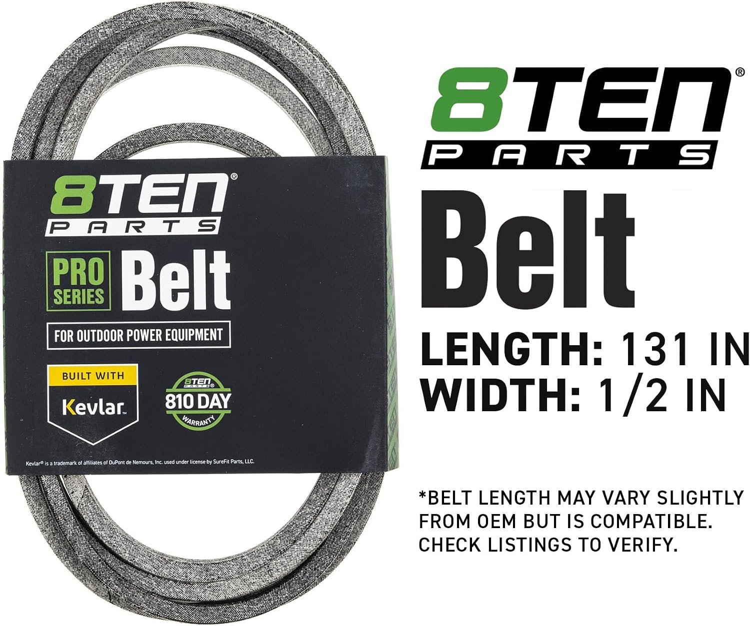 8TEN Deck Rebuild Kit for Cub Cadet i1050 LT1050 Troy Bilt Horse 50-Inch 918-04125 942-04053C Blade Spindle Belt Idler