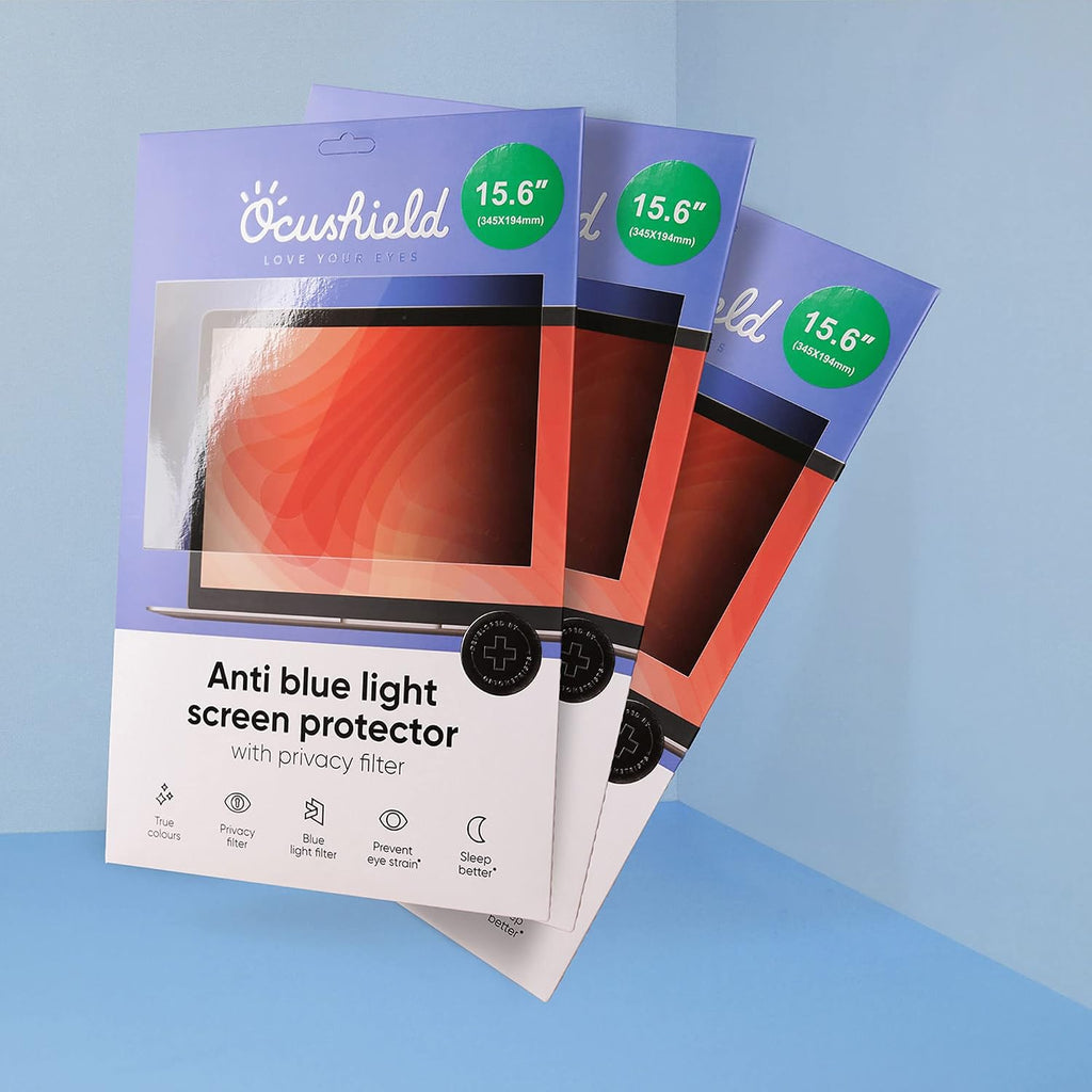 Ocushield 24' (16:9) Premium Anti Blue Light Screen Protector Privacy Filter for Laptops and Computer Monitors - Anti-Glare - Easy Install - Anti-Fingerprint - Reduce Eye Fatigue (532 x 299 mm)