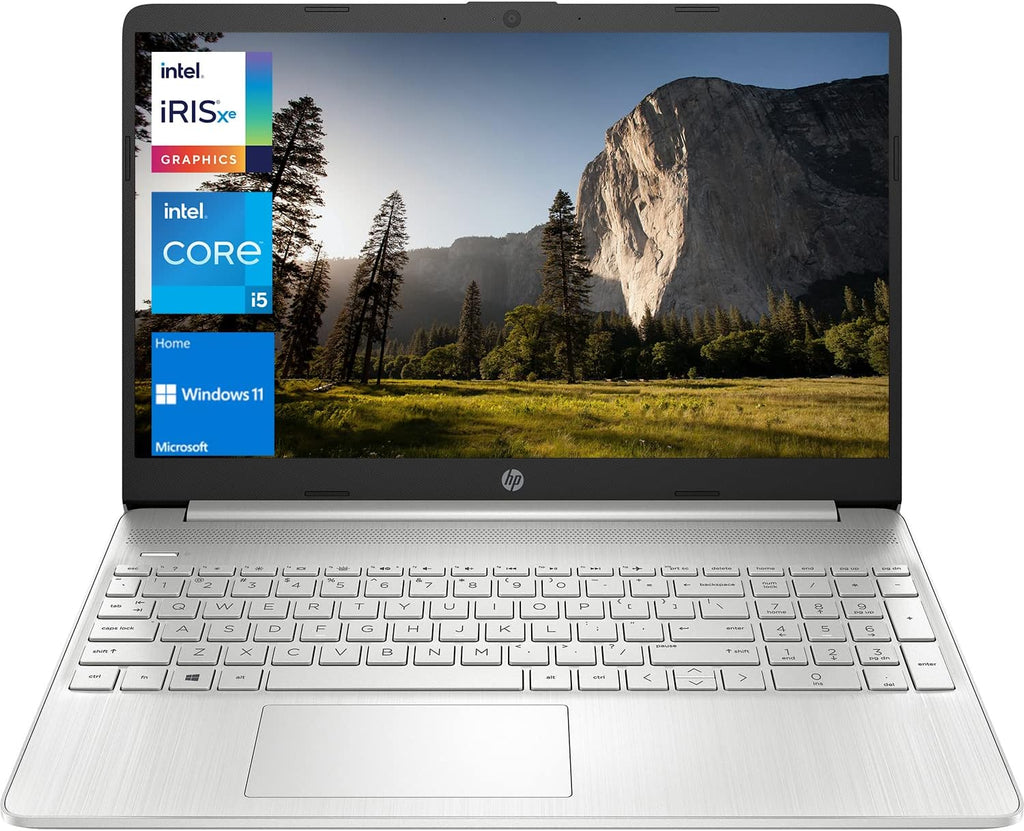 2022 Newest HP Notebook Laptop, 15.6' FHD Touchscreen, Intel Core i5-1135G7, Wi-Fi 5, Webcam, Bluetooth, HDMI, Windows 11 Home, Silver (32GB DDR4 RAM | 1TB PCIe SSD)
