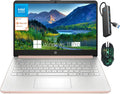 HP 14 Inch Business Laptop, Ultral Light Laptops for Student and Business, Intel Processor N150(Quad-Core), 4GB RAM, 128GB UFS, Wi-Fi 6, Fast Charge, 1-Year Office 365, Windows 11 Pro, Rose Gold