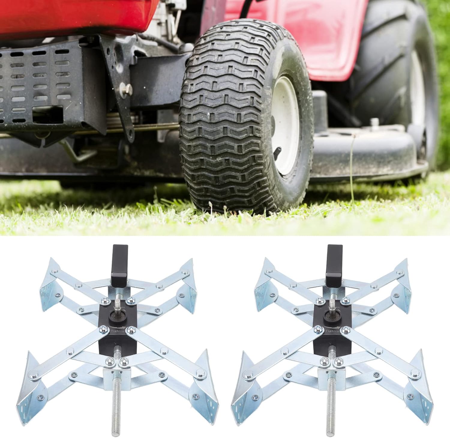 Stainless Steel Lawnmower Blades Sharpener High Efficiency Fast Grinding Tool Kit for Lawn Mower Blade Sharpening Farming Material
