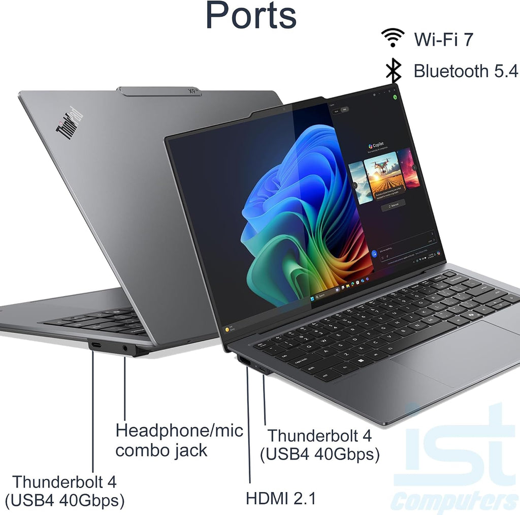 Lenovo ThinkPad X9 14 Aura Edition Business AI Laptop (14' OLED, Intel Core Ultra 7 258V, 32GB DDR5, 1TB SSD) Ultrathin Copilot+ PC, Backlit, Fingerprint, Thunderbolt 4, Wi-Fi 7, IST HUB, Win 11 Pro
