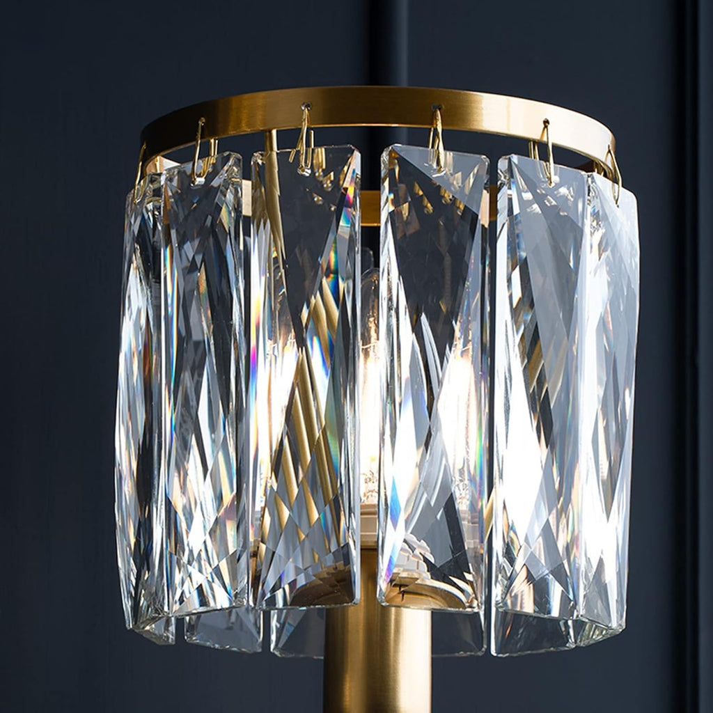 Modern Crystal Wall Sconce, Indoor Wall Mount Light, Creative Crystal Bedside Creativity Wall Lamp, Bathroom Decor Vanity Lighting Fixtures, Gold Wall Lamp for Bathroom Bedroom Hallway