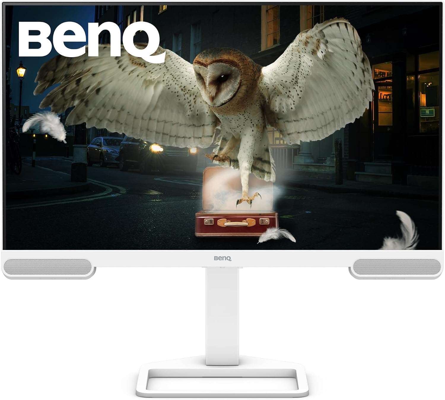 BenQ EW2790Q 27' QHD Premium Home Monitor with 99% sRGB, Height Adjustable Stand, Built-in 5W Speakers, 1 USB-C, USB Hub, 3 HDMI Ports and Eye-Care Technology