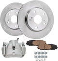 Detroit Axle - Front Brake Kit for Toyota RAV4 Prius V Lexus HS250h Scion xB, 10.83 inch Disc Rotors Left Brake Caliper Replacement