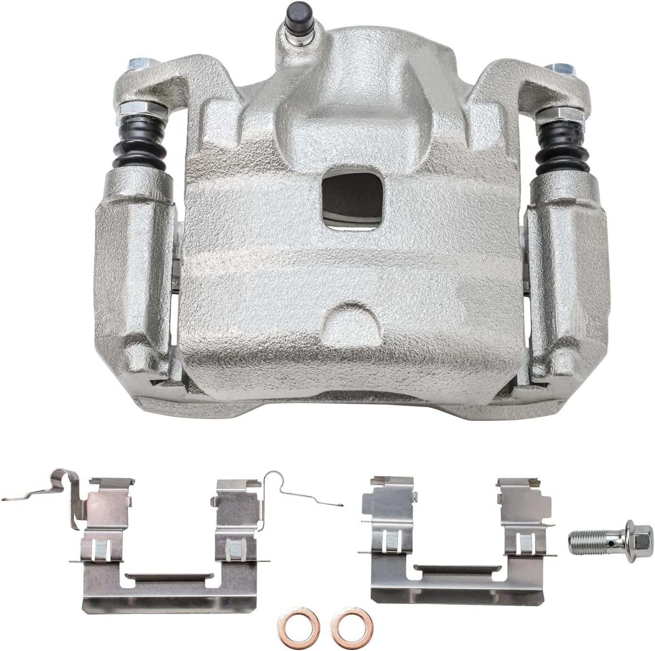 Detroit Axle - Front Brake Kit for 2007-2010 Nissan Altima Disc Brake Rotors 2008 2009 Ceramic Brakes Pads Replacement Brake Caliper : 11.65' inch Rotor