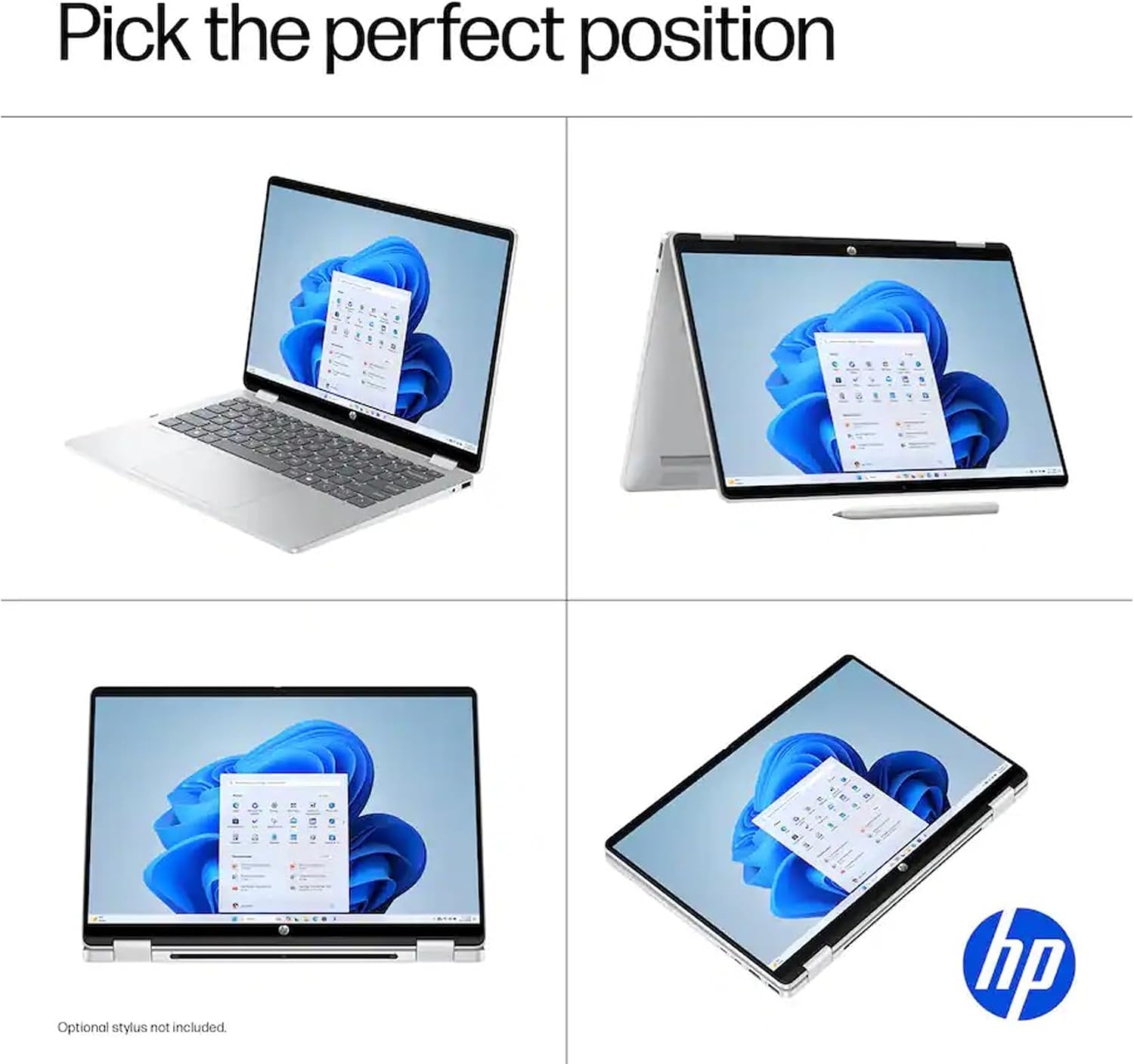 HP OmniBook 5 Flip 2-in-1 14' 2K 300 Nits Touchscreen Laptop| Intel Core 7 150U(up to 5.4 GHz)| 16GB LPDDR5 RAM|1TB SSD| Backlit KB| Wi-Fi 6E| Windows 11| AI Copilot| Perfect for Business |RK Bundle