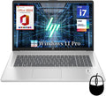 HP 17 Laptop, with Office 2024 Lifetime License, 17.3' HD+ Touch Screen, Intel i7-1355U CPU, 32 GB RAM, 2 TB SSD, Intel Iris Xe Graphics, Fingerprint Reader, Windows 11 Pro, w/cefesfy Accessories