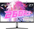SANSUI Gaming Monitor 27' 1440p 260hz/240hz WQHD 2K - Fast IPS 1ms FreeSync Premium 丨DCI-P3 98% 丨sRGB130% 丨HDR10 丨2×DisplayPort 1.4丨2×HDMI2.0 PC Gaming Monitor with Crosshair