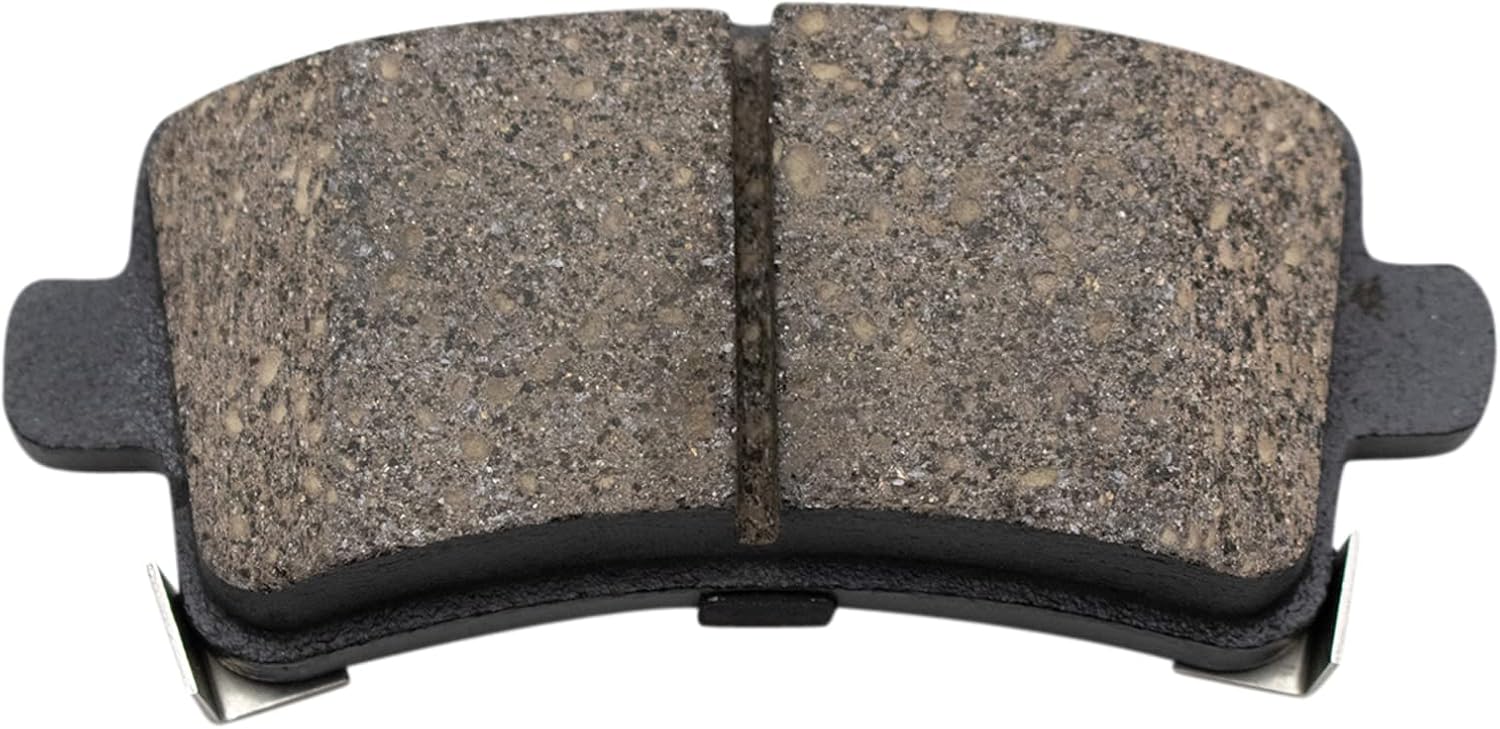 TRQ Rear Brake Pad and Rotor Set Ceramic Vented Rotors Calipers Compatible with 2014-2015 Chevrolet Malibu L4 2.0L