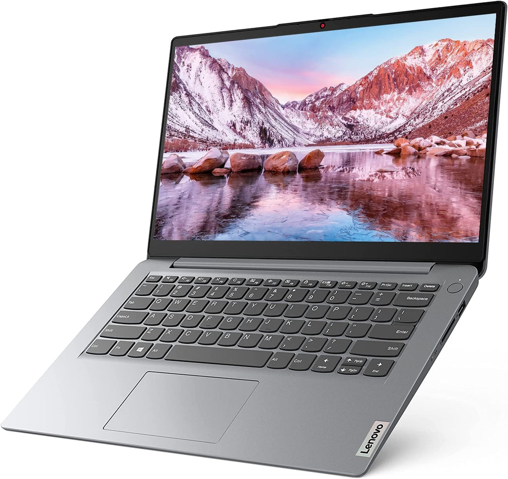 Lenovo IdeaPad 1i 14' HD Laptop with Office 365, Intel Core i3-1215U 6-Core Processor, 12GB RAM 512GB SSD, SD Card Slot, WiFi, Bluetooth, Windows 11 Pro, Gray