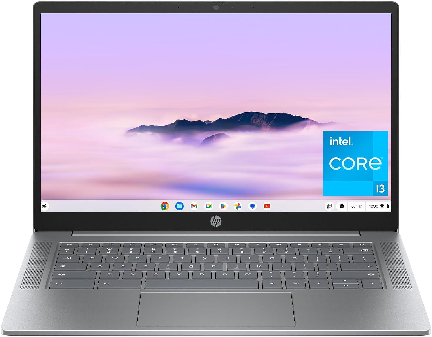HP Chromebook Plus 14 inch Laptop, FHD Display, Intel Core i3-N305, 8 GB RAM, 128 GB UFS, Intel UHD Graphics, Chrome OS 14a-nf0050nr (2024)