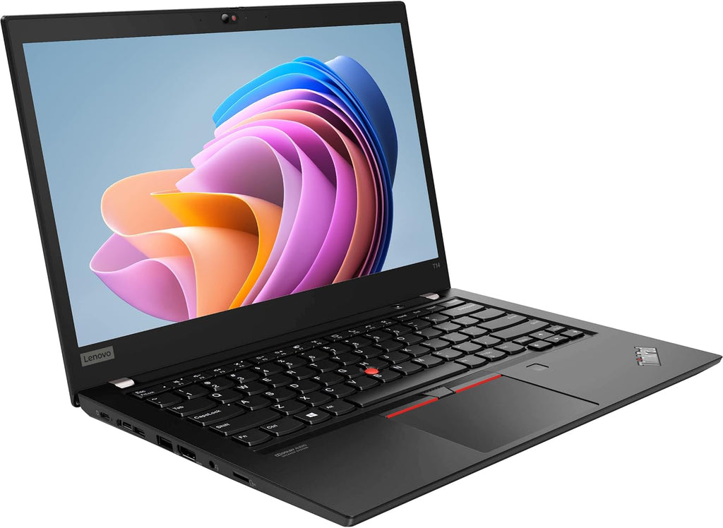 Lenovo Thinkpad T14 (Gen 1) 14' Laptop, i5 10310U 1.7Ghz, 8GB DDR4, 256GB NVMe SSD, 1080p Full HD, Thunderbolt 3, HDMI, Webcam, Windows 11 Pro (Renewed)