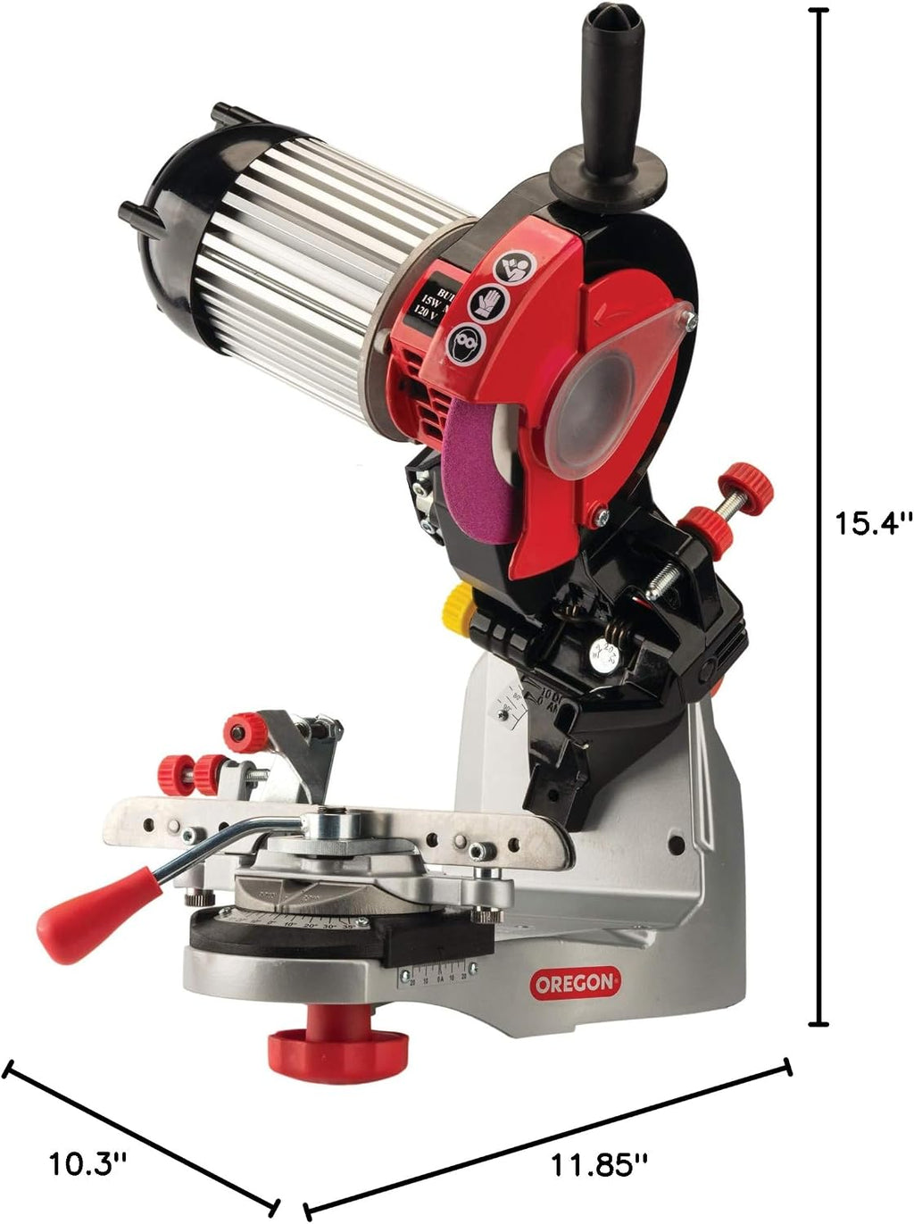 Oregon Professional 120-Volt Bench Grinder Universal Saw Chain Sharpener, for All Chainsaw Chains (520-120)