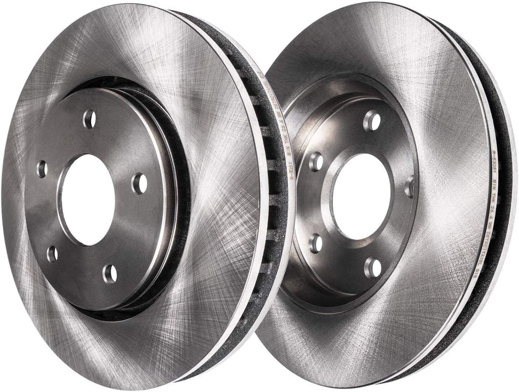 Detroit Axle - 32pc Rear Brake Kit Lug Nuts for Impala Malibu Lacrosse Regal XTS Allure Disc Brake Rotors Brakes Pads 24pc Wheel Lug Nuts w/key Replacement