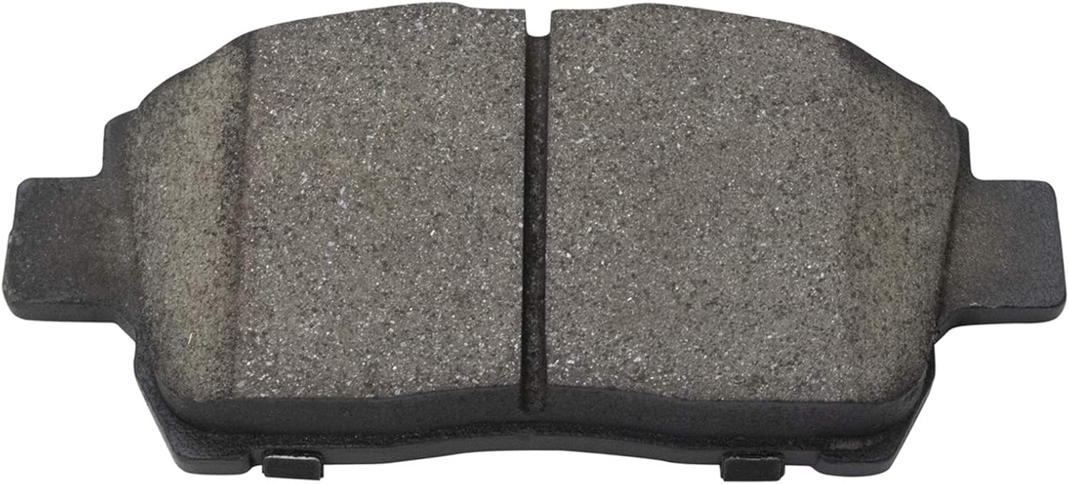 TRQ Front Brake Pad and Rotor Set Ceramic Rotors Calipers Hoses Compatible with 2004-2009 Toyota Prius