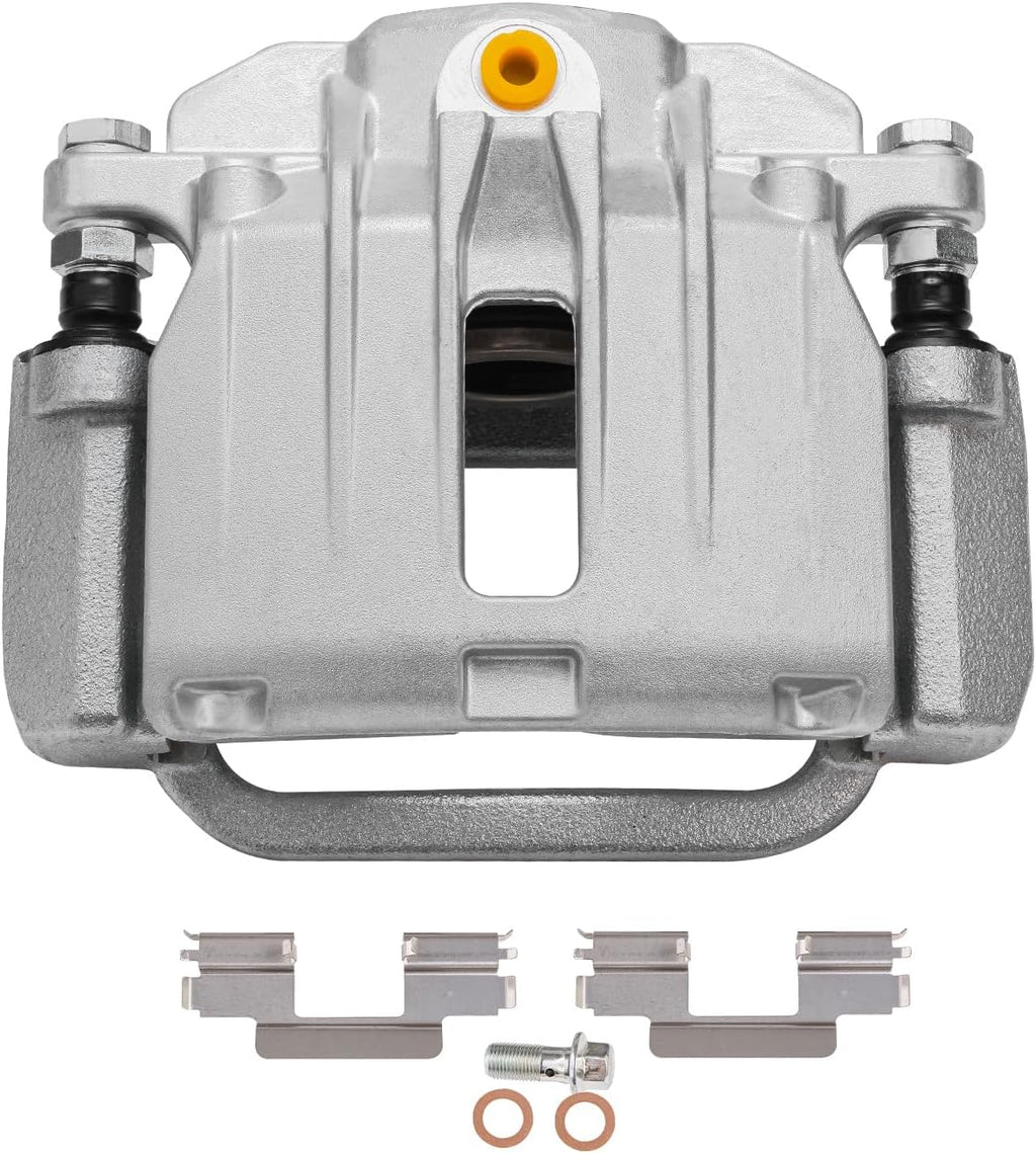 Detroit Axle - Rear 2pc Brake Calipers for 2003-2006 Chevy Silverado 1500 GMC Sierra 1500 Cadillac DeVille DTS, 2 Disc Brake Calipers with Bracket Replacement