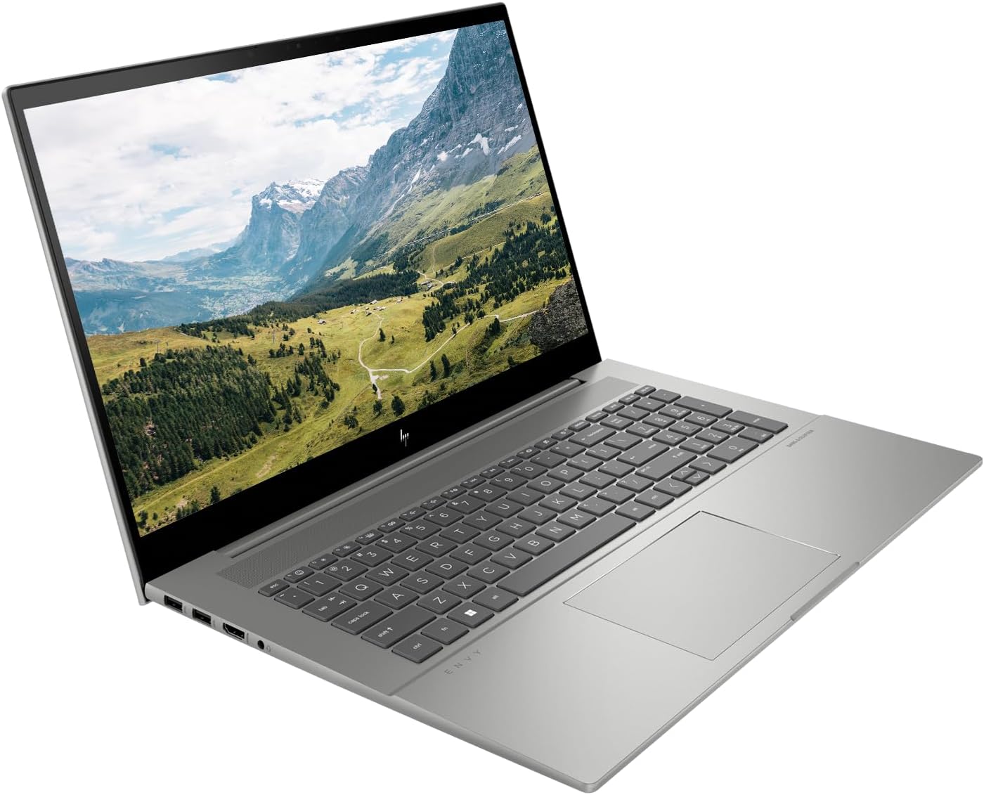 HP 2023 Envy Laptop, 17.3' FHD Touchscreen, 13th Gen Intel Core i7-13700H Processor, 32GB RAM, 1TB PCIe SSD, Webcam, HDMI, Backlit KB, SD Card Reader, Wi-Fi 6, Windows 11 Pro, Grey