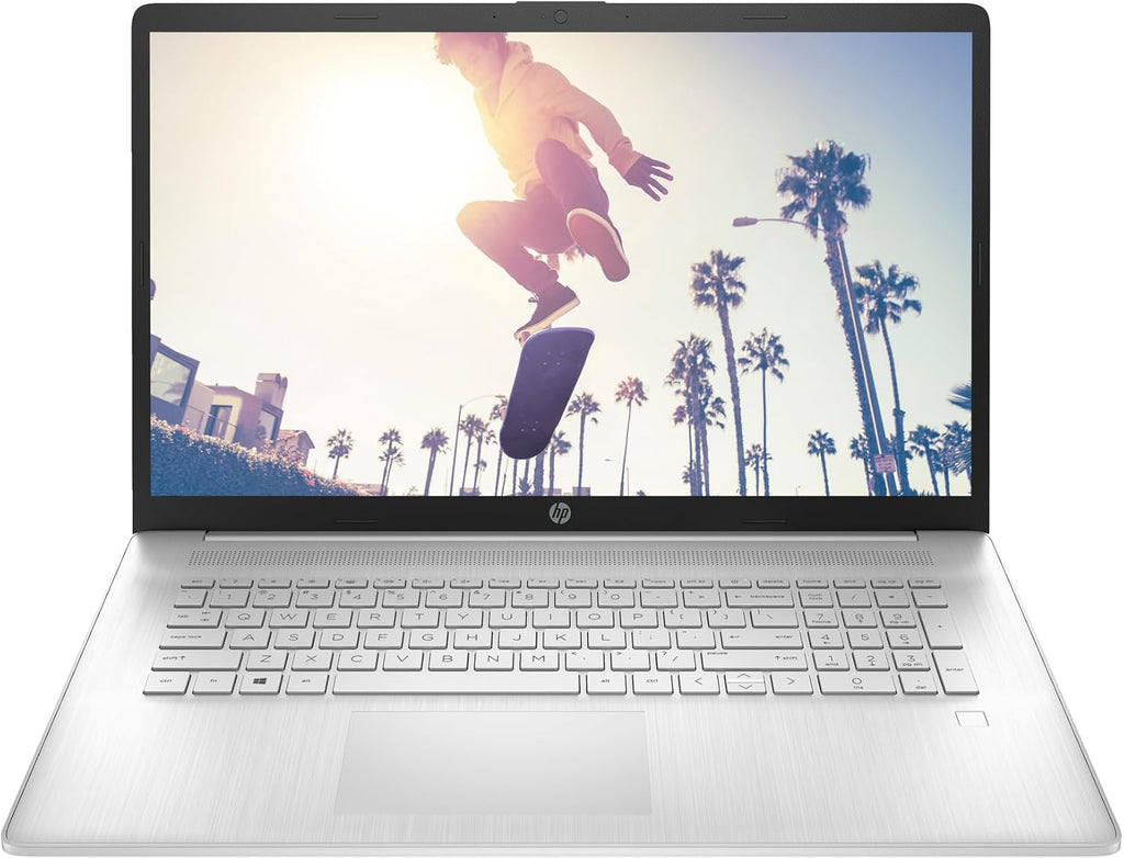 HP 2025 Laptop | 17t-CN300 | 17.3' 1600 x 900 Touch | Intel-10 Core i7-1355U | 32GB DDR4 | 1TB SSD | Windows 11 Pro | Wi-Fi 6 - Bluetooth 5.3 - Backlit Keyboard - 720p HD Camera - Natural Silver