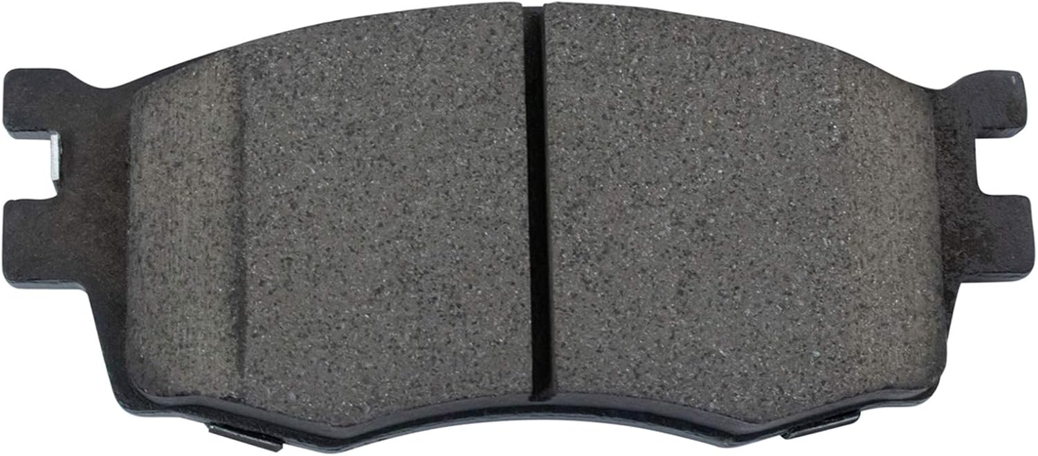 TRQ Performance Front Brake Pad and Rotor Set Ceramic Coated Drilled Slotted Rotors Calipers Compatible with 2006-2011 Hyundai Accent 2006-2011 Kia Rio