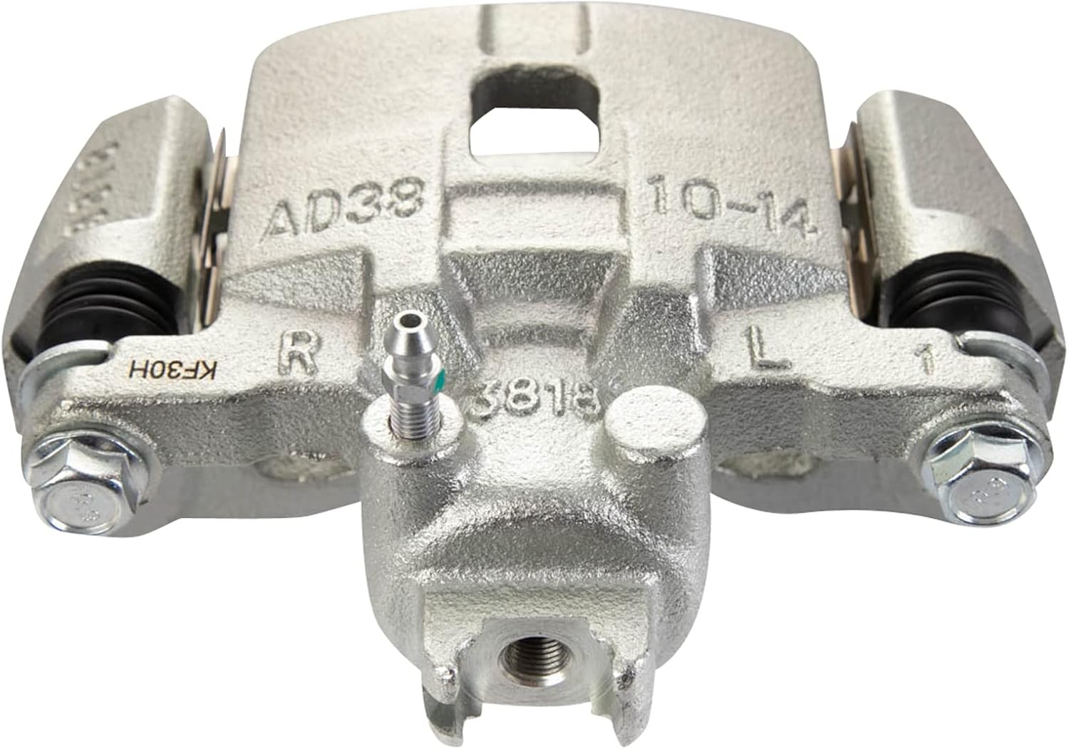 TRQ Rear Brake Pad and Rotor Set Ceramic Solid Rotors Calipers Compatible with 1999 Subaru Impreza