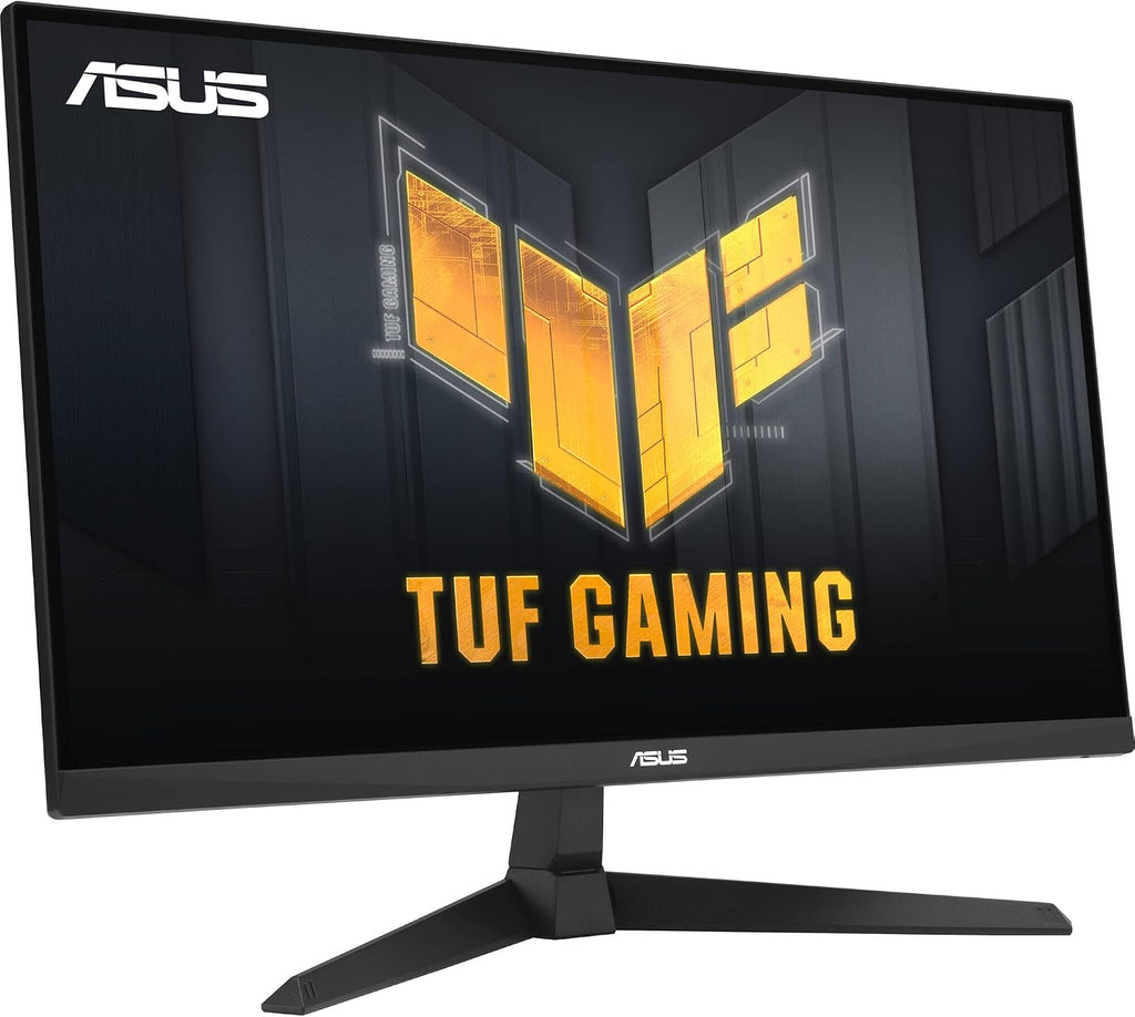 ASUS TUF Gaming 27' FHD IPS Monitor with 1ms Response Time, 180Hz Refresh Rate, Anti Glare, Flicker Free, VESA Mount (100mm), Displayport, HDMI, Black Color 2Pack w/DKZ Hub & ErgoFlexy Dual Mount Arm