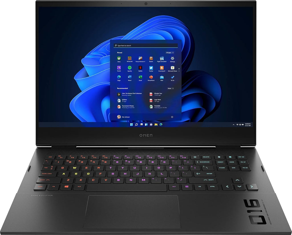 HP OMEN - 16.1' Gaming Laptop - Intel Core i7 - 16GB Memory - NVIDIA GeForce RTX 3060 - 512GB SSD - Shadow Black