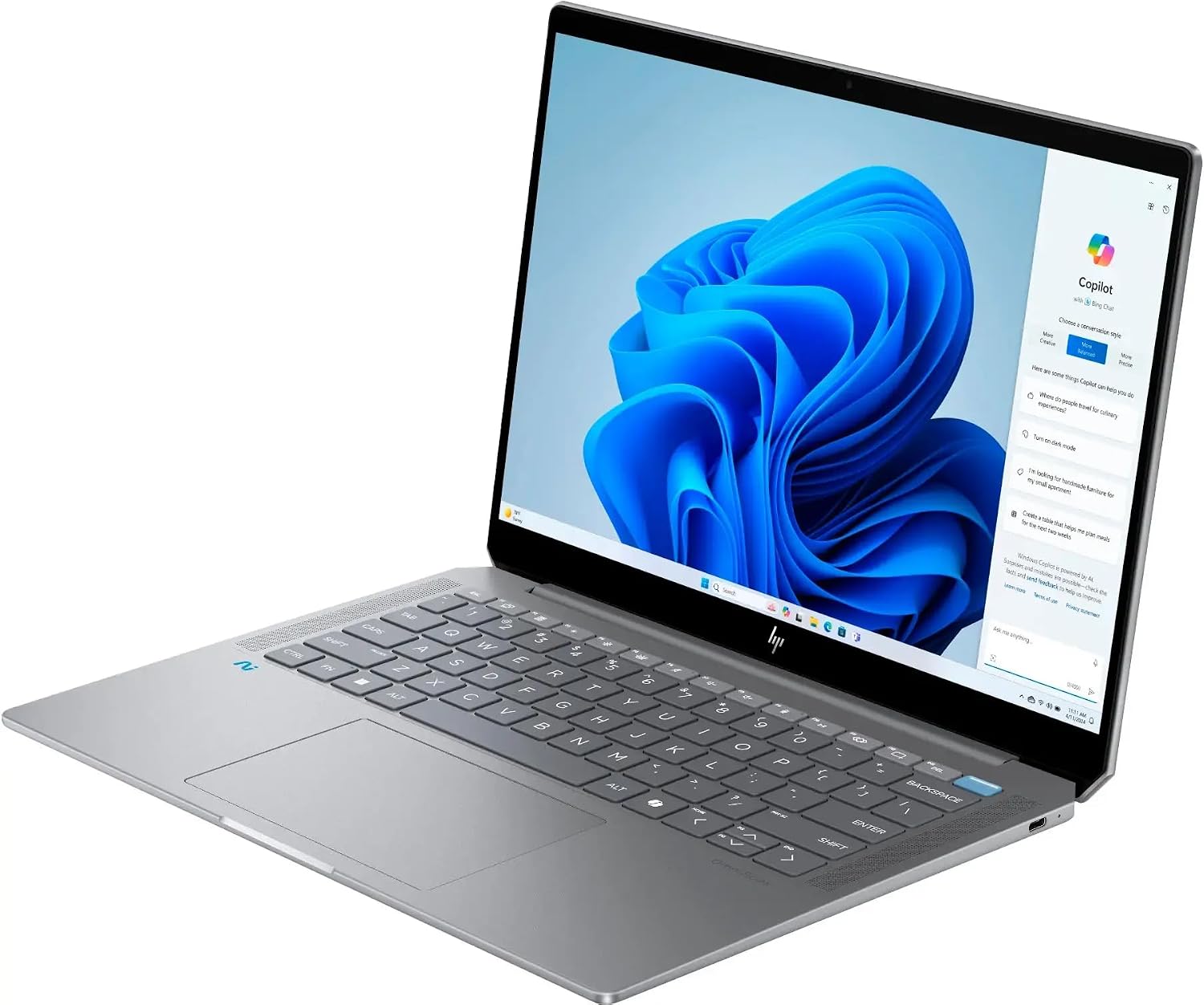 HP OmniBook Ultra 14 2024 Laptop 14' 2.2K IPS Touchscreen 12-Core AMD Ryzen AI 9 HX 375 APU 32GB LPDDR5 2TB SSD Radeon Graphics Wi-Fi Backlit Keyboard Fingerprint Copilot+ Win11 Home (Renewed)